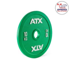 ATX® Calibrated Powerlifting Plates (RL) 14 ATX® Calibrated Powerlifting Plates (RL) -Sams Fitness Store ATX CPRL 1000 IPF 10kg wiehgt plate