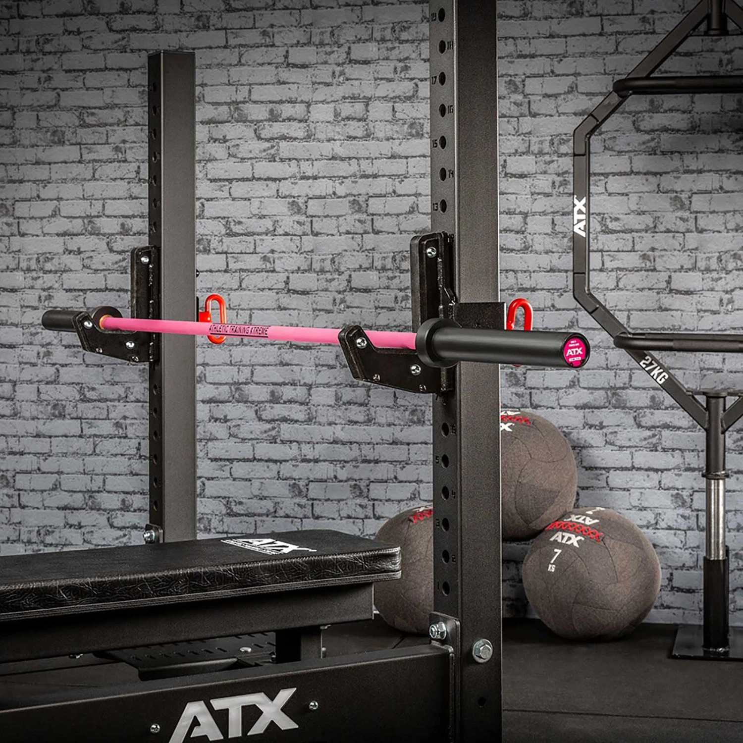 ATX® Women’s PINK 15kg Bar 2 ATX® Women’s PINK 15kg Bar - Image 2