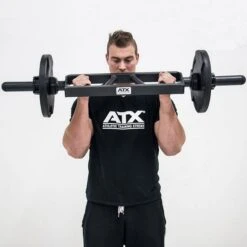 ATX® Olympic Short Multi Grip Bar -Sams Fitness Store ATX LH 50 MGCB ATX short multi grip bar shoulder press