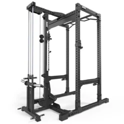 ATX® Lat Option 780 Plate Loaded 9 ATX® Lat Option 780 Plate Loaded -Sams Fitness Store ATX LTO 780 PL lat tower attached to the rack