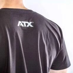 ATX® Barbell Club T-Shirt Black -Sams Fitness Store ATX SHIRT BC B small atx logo