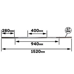 160cm Standard Barbell 5 160cm Standard Barbell -Sams Fitness Store CG160ST 27mm 150cm bar measurements 1
