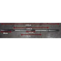 7ft 1500lbs Olympic Bushing Bar 7 7ft 1500lbs Olympic Bushing Bar -Sams Fitness Store CG7FTCB1500LBS 7ft copper bushing weighlifting bar 1500lbs