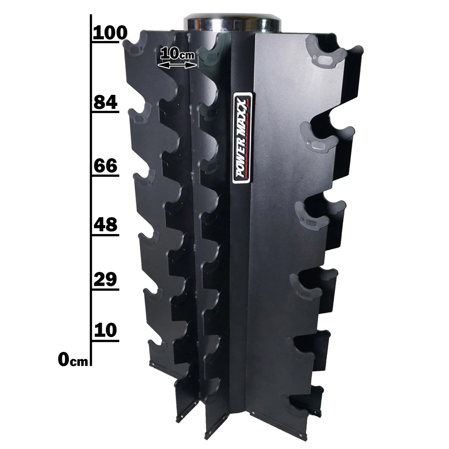 Power Maxx Vertical Dumbbell Rack 14 Pairs 4 Power Maxx Vertical Dumbbell Rack 14 Pairs - Image 4