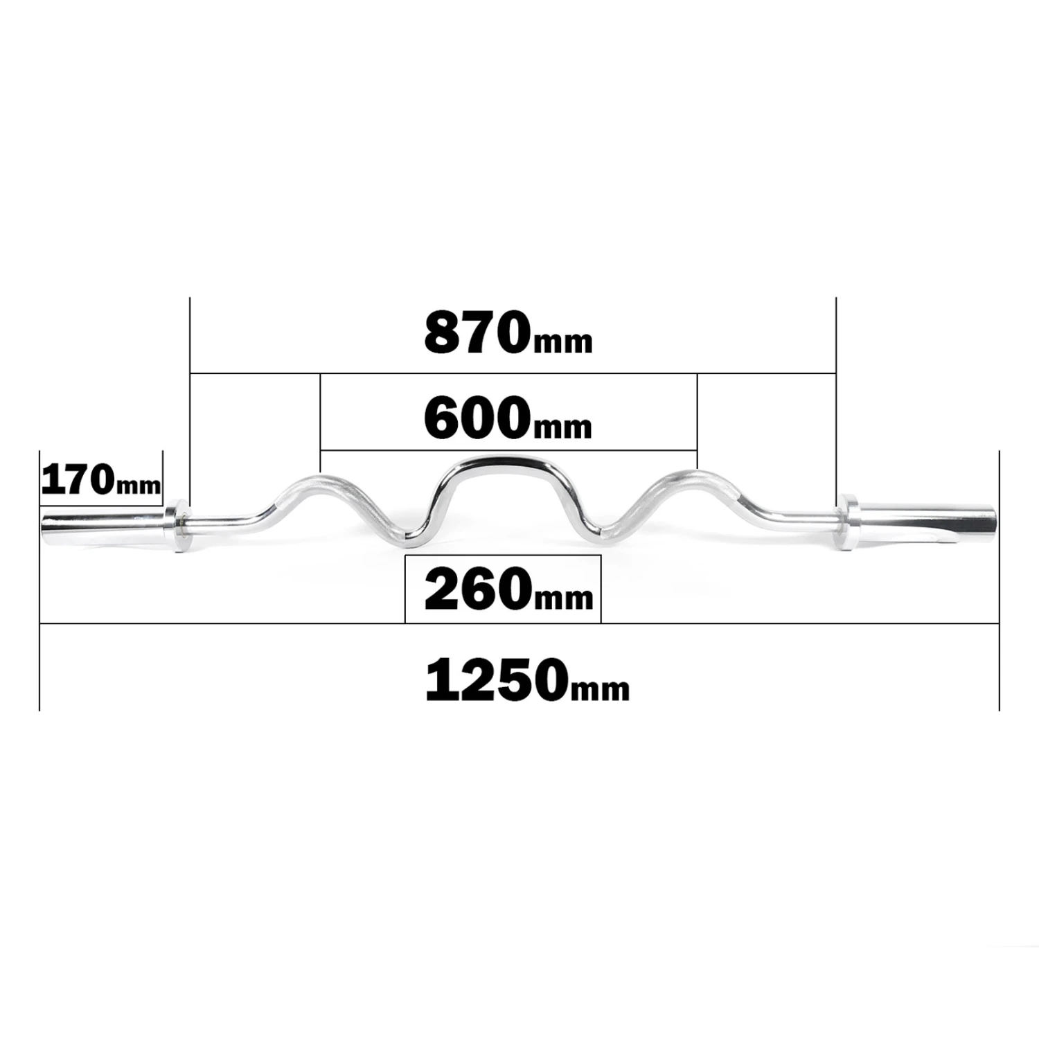 Olympic Super Curl Bar 4 Olympic Super Curl Bar - Image 4