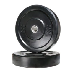 Black Olympic Bumper Weight Plates 5kg-25kg