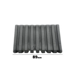 Rubber Foot 80mmx40mm -Sams Fitness Store Z RUB 80 40 width