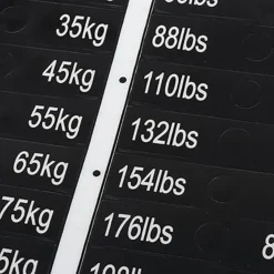 Weight Stickers 5-150kgs/lbs 6 Weight Stickers 5-150kgs/lbs -Sams Fitness Store Z ST WTSTK5 100 5 100kg weight stack stickers image