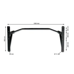 ATX® Gladiator Chin Up Bar -Sams Fitness Store massskizze atx pux 730 1